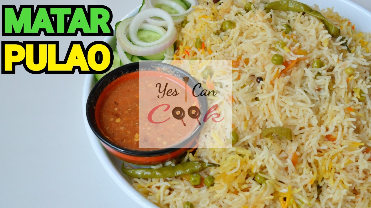 Matar Pulao with spicy chatney recipe