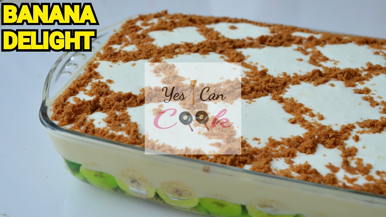 Sweet and Refreshing Banana Custard Delight Recipe