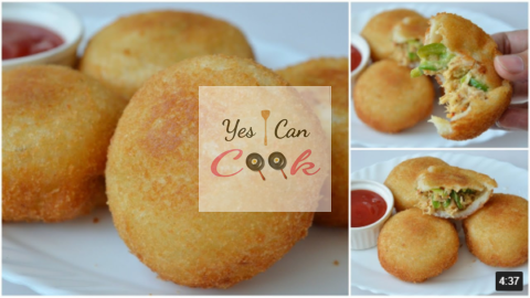 Chicken Mayo Bread Balls