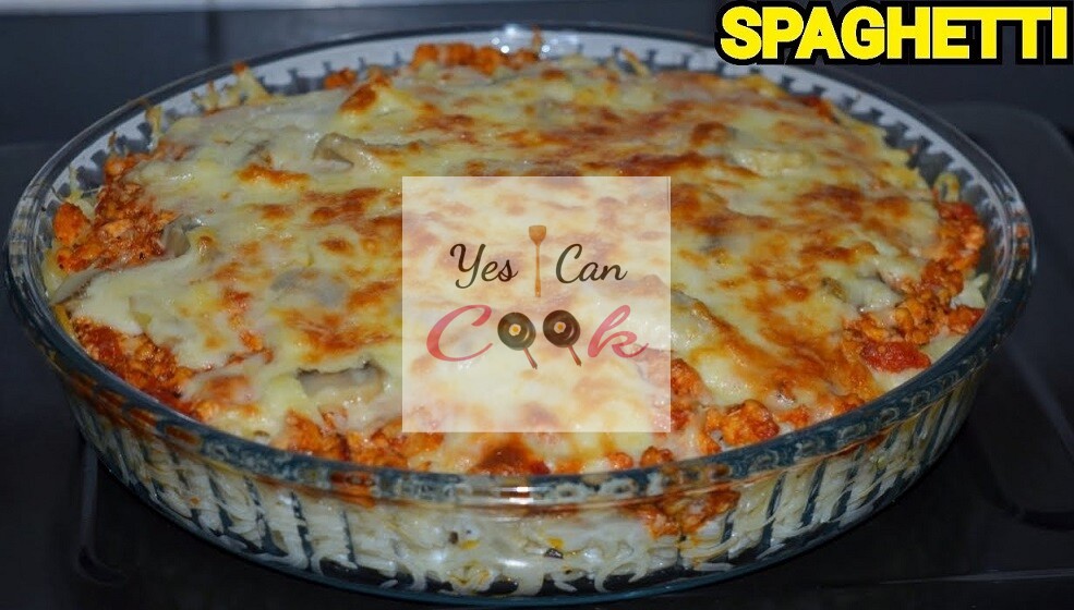Baked Chicken Cheese Spaghetti