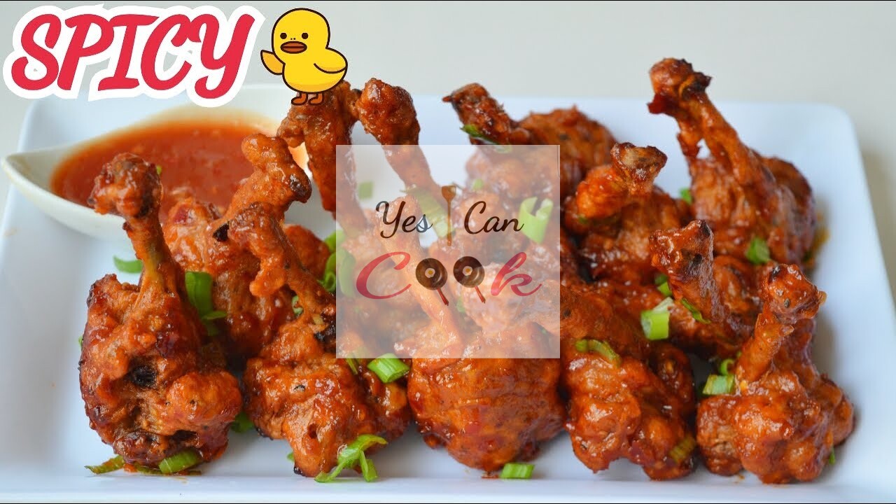 Schezwan Chicken Lollipops || Spicy Chicken Lollipops