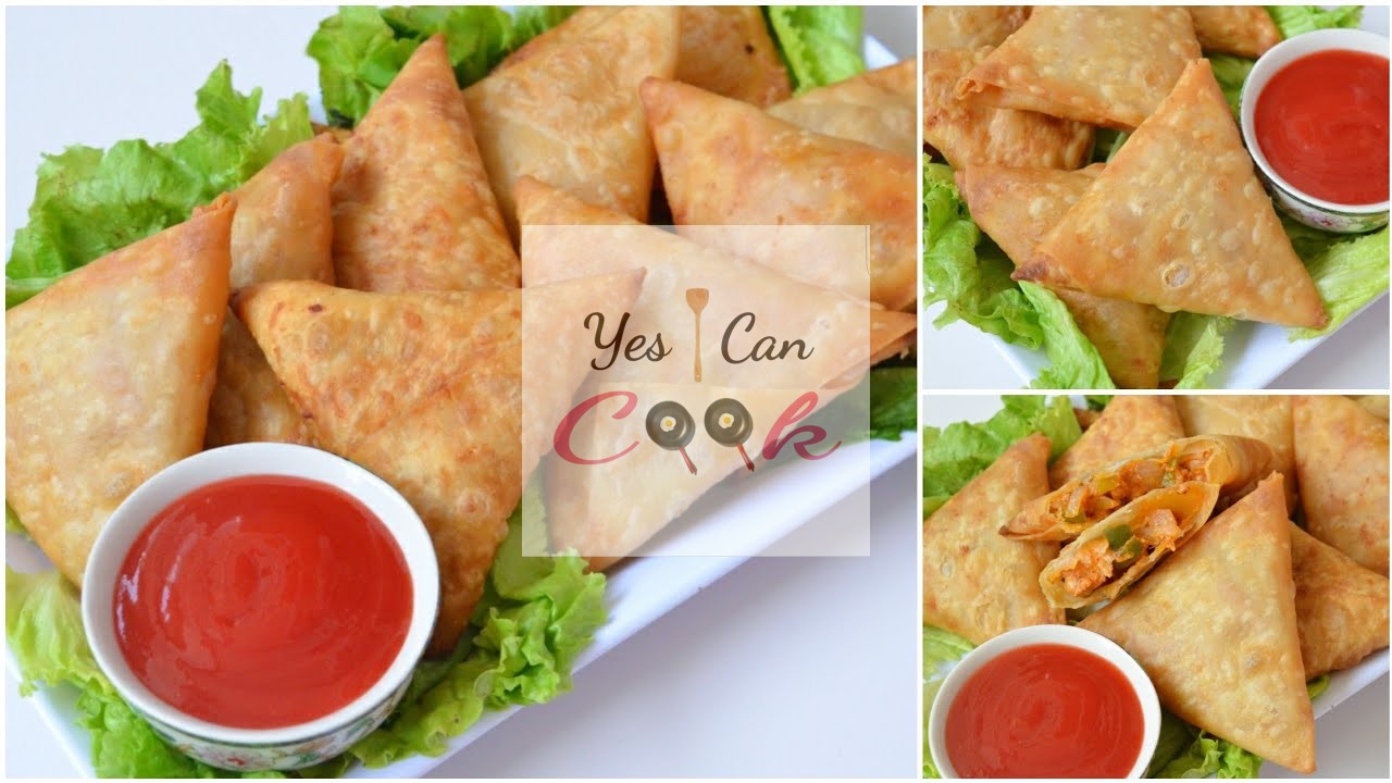 Pizza Samosa without Cheese