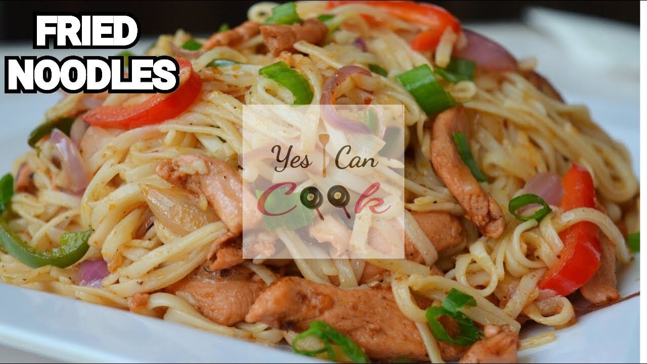 Fried Chicken Noodles Restaurant Recipe