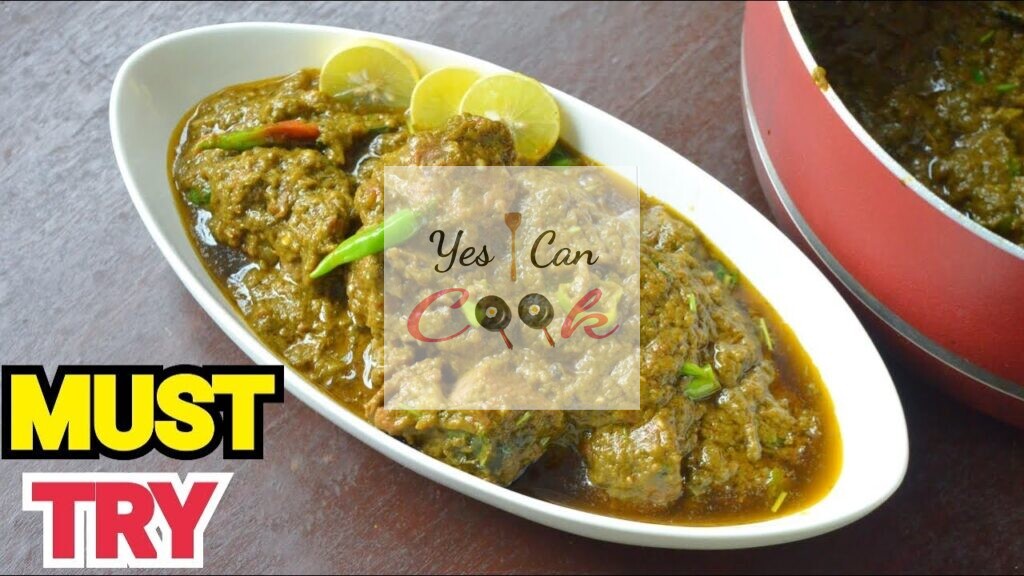 Tasty Spinach Mutton Recipe