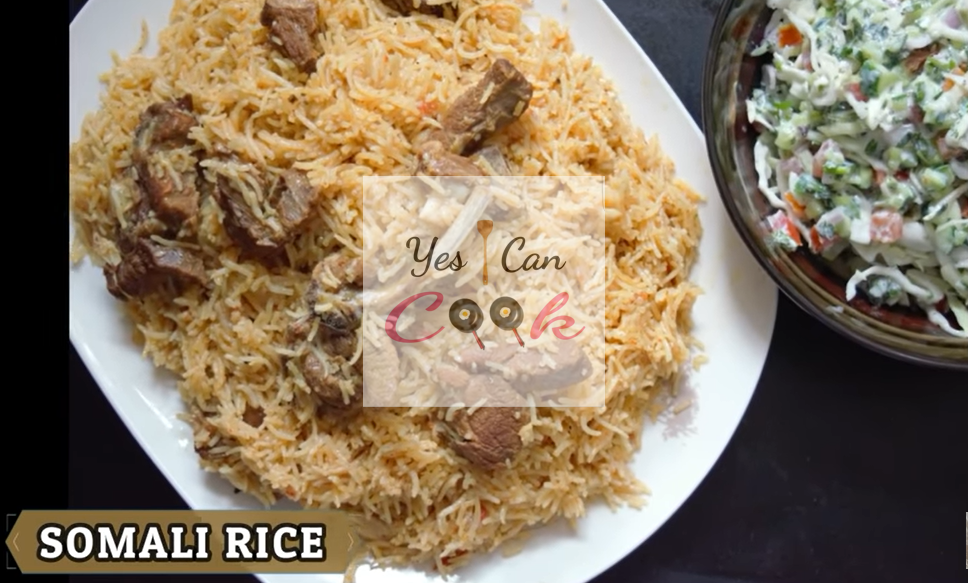 Somali Rice Recipe- Easiest way to cook rice with meat