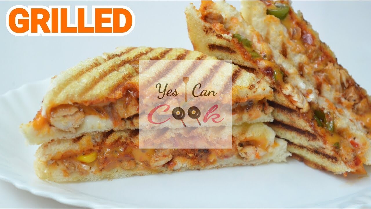 Schezwan Chicken Grilled Sandwich A Must Try Recipe