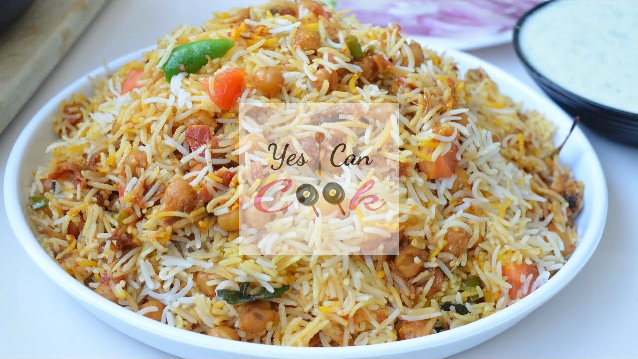 Spicy Chana Biryani Recipe