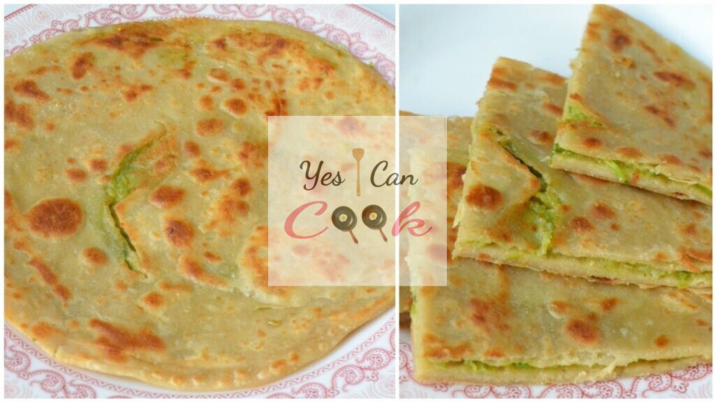 Matar Cheese Paratha