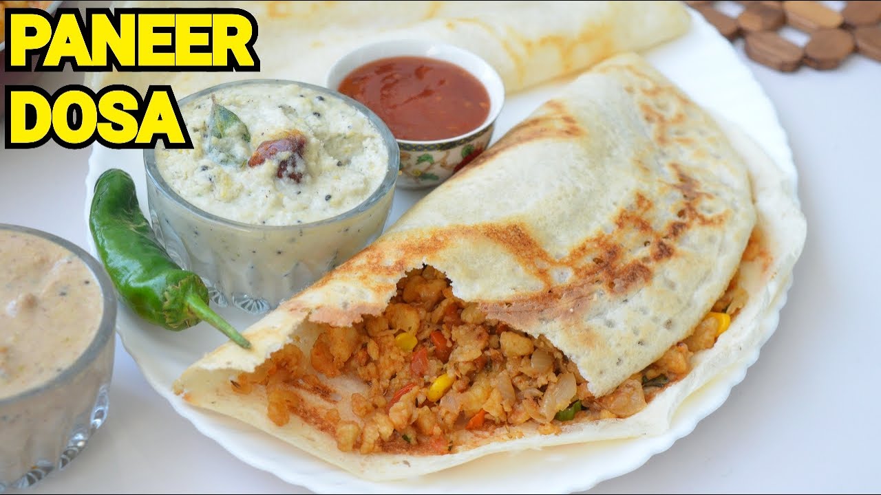 Special Paneer Dosa Recipe