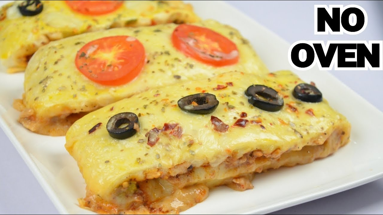 How to make Pizza Parcel at home without oven