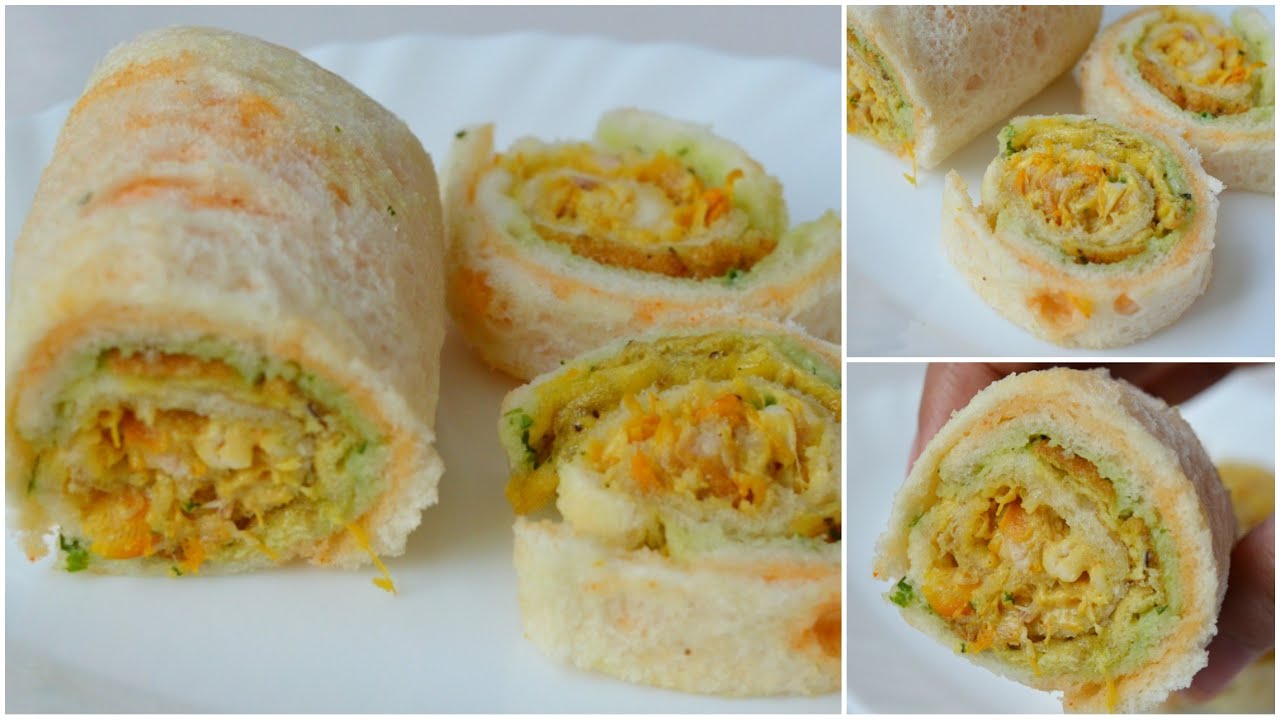 Bread Chicken Mayo Swiss Roll you may enjoy to the last bite