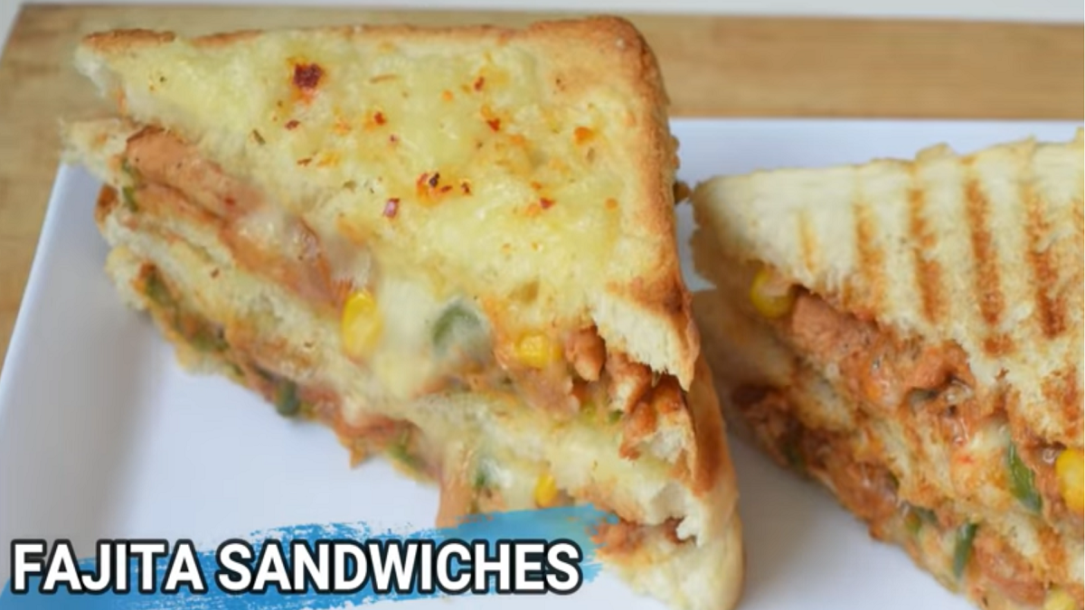 Fajita Sandwiches with and without Oven