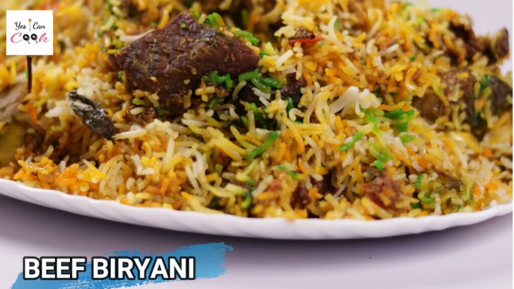 Aromatic Beef Biryani