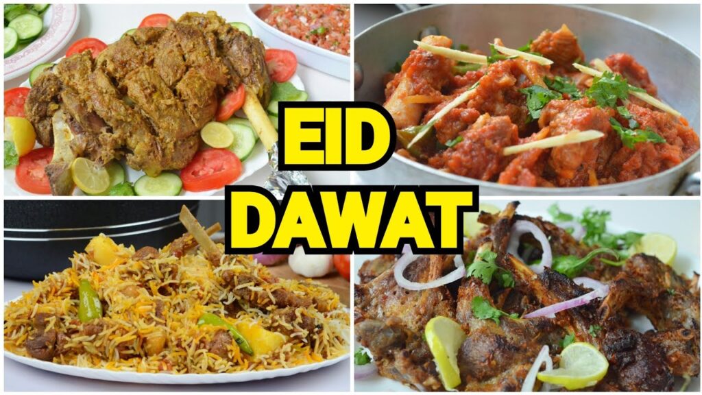 Eid Dawat Menu