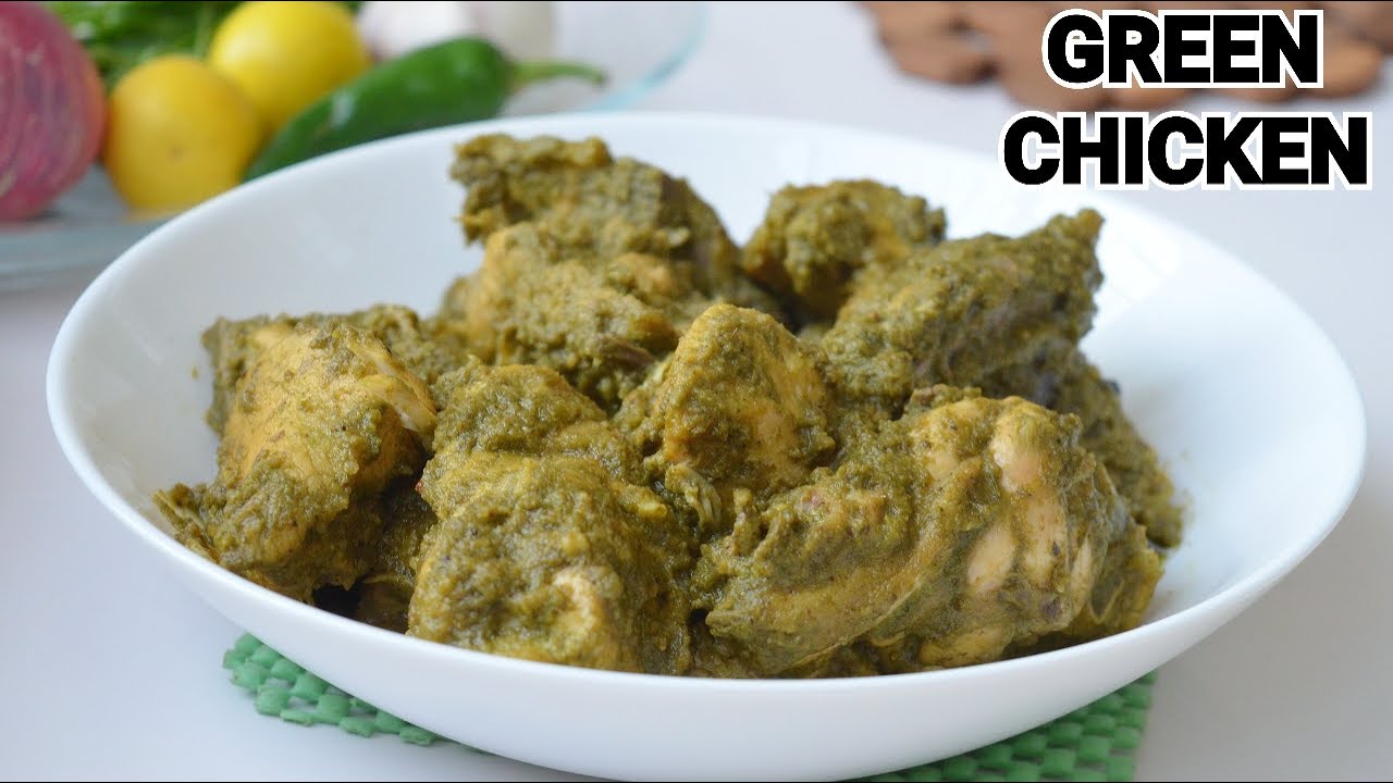 Green Masala Chicken Recipe