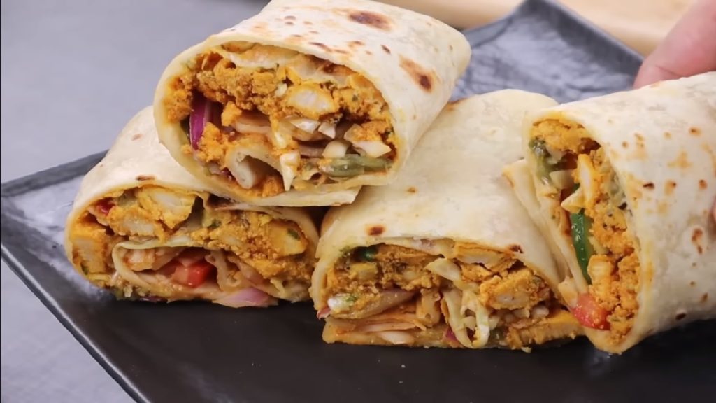 Special Tandoori Chicken Wrap Recipe